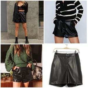 RD style faux leather shorts NWT shorts size: medium